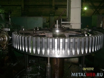 Шестерни прямозубые, косозубые, шевронные и т.д. Зубчатые колеса, венцовые шестерни по чертежам.  Модуль до 20. Диаметр до 7 м.