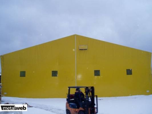 Тентовые склады для сахара, тентовые конструкции