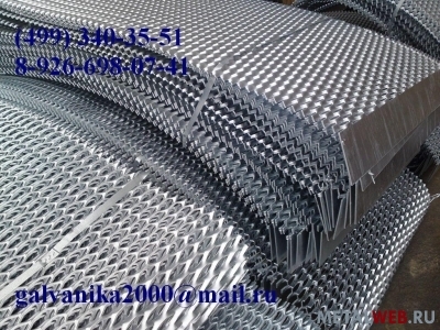 Лист просечно-вытяжной оцинкованный