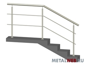 Перила из анодированного алюминия