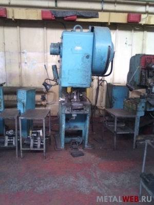 Пресс однокривошипный простого действия КД2128