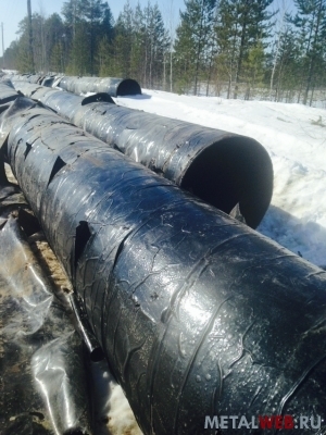 Копаем и продаём трубу б/у 820*9*10+ спиралка