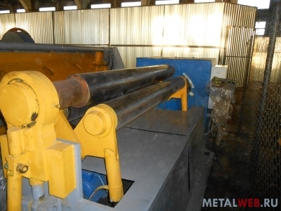 Машина 3-х валковая, вальцы ИБ2220 10х2000 мм, после ремонта, гарантия.
