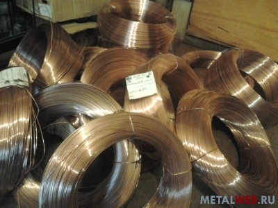 Проволока сварочная омедненная