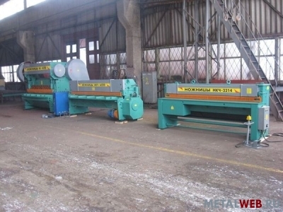 Гильотинные ножницы от 0.2мм до 20мм производства Украина, Черниговский мехзавод