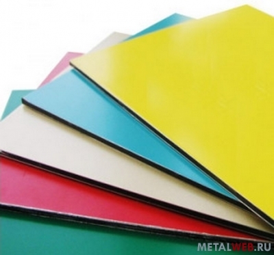 Лист алюминиевый окрашенный