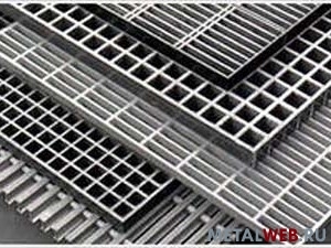 Нержавеющий решетчатый настил тип P (RK) по DIN 24537-1