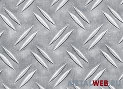 Лист алюминиевый Дуэт рифленый по европейским стандартам EN AW 5754