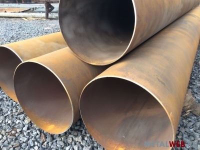 Труба 820х9пш восстановленная. Продам трубу б/у 820х9  восстановленную со склада в Екатеринбурге по 2600р.т. В наличии на складе 126тн. трубы 820х9 в