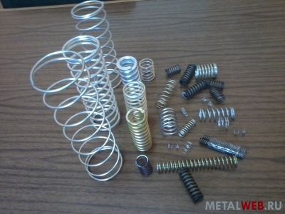 Изготовление пружин.