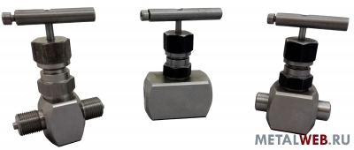 Клапан запорный игольчатый высокого давления (аналог 15с67бк)