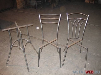 Изготавливаем любые каркасы стульев из металла.