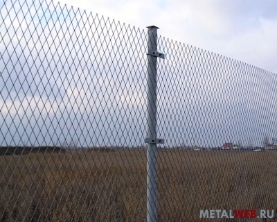 Сетка для заборов, ограждений цельнометаллическая (ЦПВС)