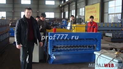 Оборудование для производства профилей C-21 прямо из Китая по выгодной цене