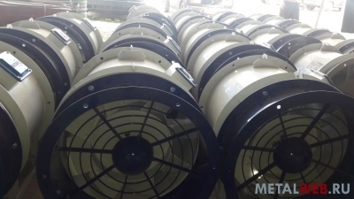 Шахтный вентилятор ВОЭ-5 М У2, рабочие колеса, корпуса, лопатки от производителя