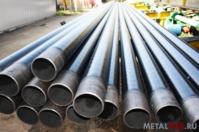 Нанесение ВУС изоляции на стальные трубы