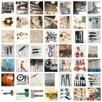 Складские остатки и неликвиды инструмента для ремонта и производства (мет/реж, слесарный и прочий)