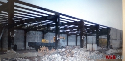 Каркас ангара б/у 18х48х6м