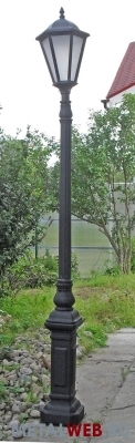 Чугунный фонарь Сретенка С04 с светильником СВ01