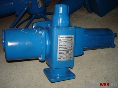 Продаем из наличия со склада в Москве электропривода для запорной арматуры