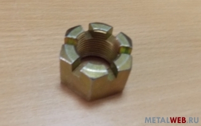 Корончатая гайка ГОСТ 5918-73
