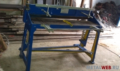 Гильотина для резки металла ножная 1, 2х1300 (цена 77000 руб, есть в наличии)
