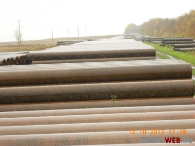 Труба газовая прямошовная б/у 720, 820 стенка 8-9, 5 мм