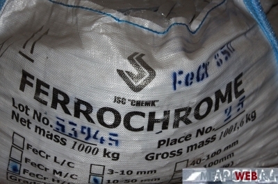 Феррохром высокоуглеродистый HС FеCr, ФХ800, ФХ850, кусковой, фракция 10-50 мм.